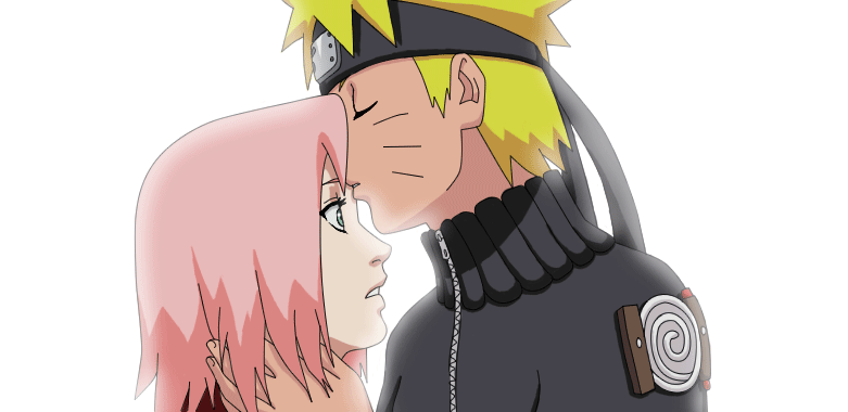 narusaku-forehead-kiss