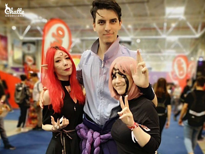 east-european-comic-con-2019-sakura-haruno-sasuke-uchiha-cosplay
